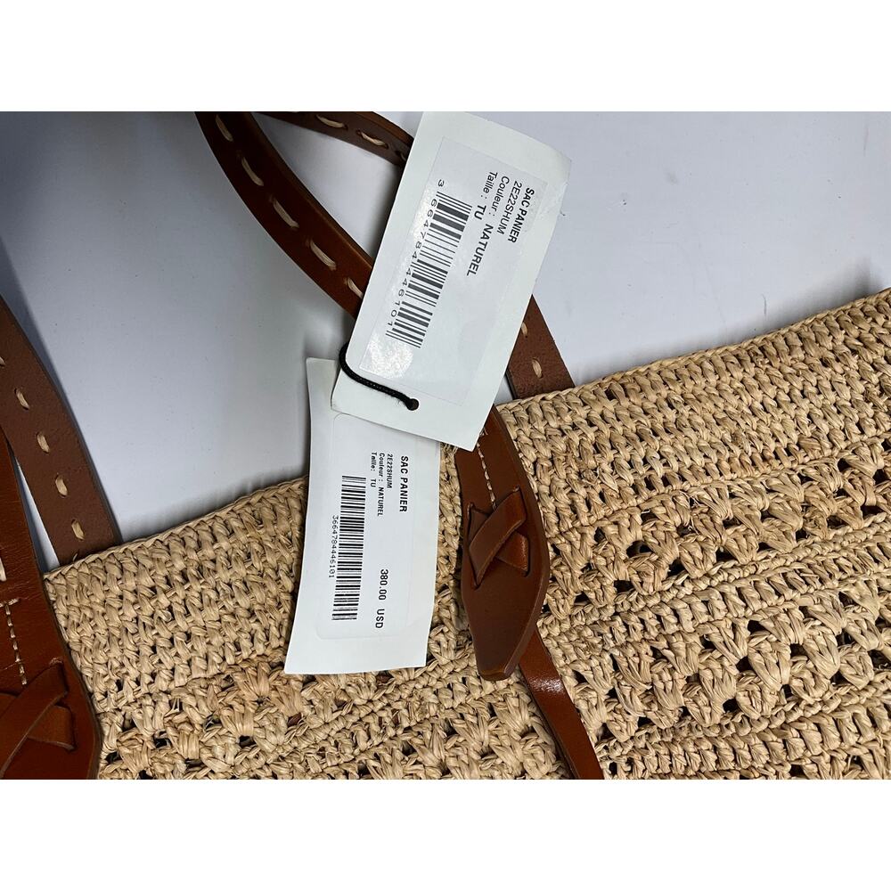 Ba&sh Raffia shopper Panier - Picture 6 of 9